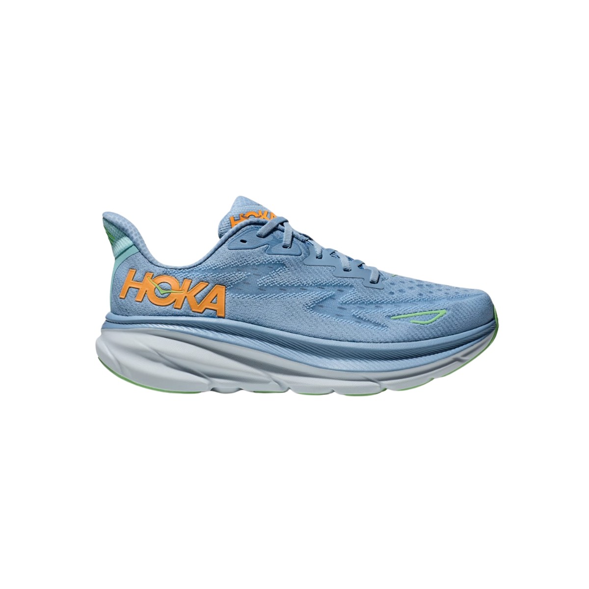 Zapatillas Hoka Clifton 9 Azul Naranja