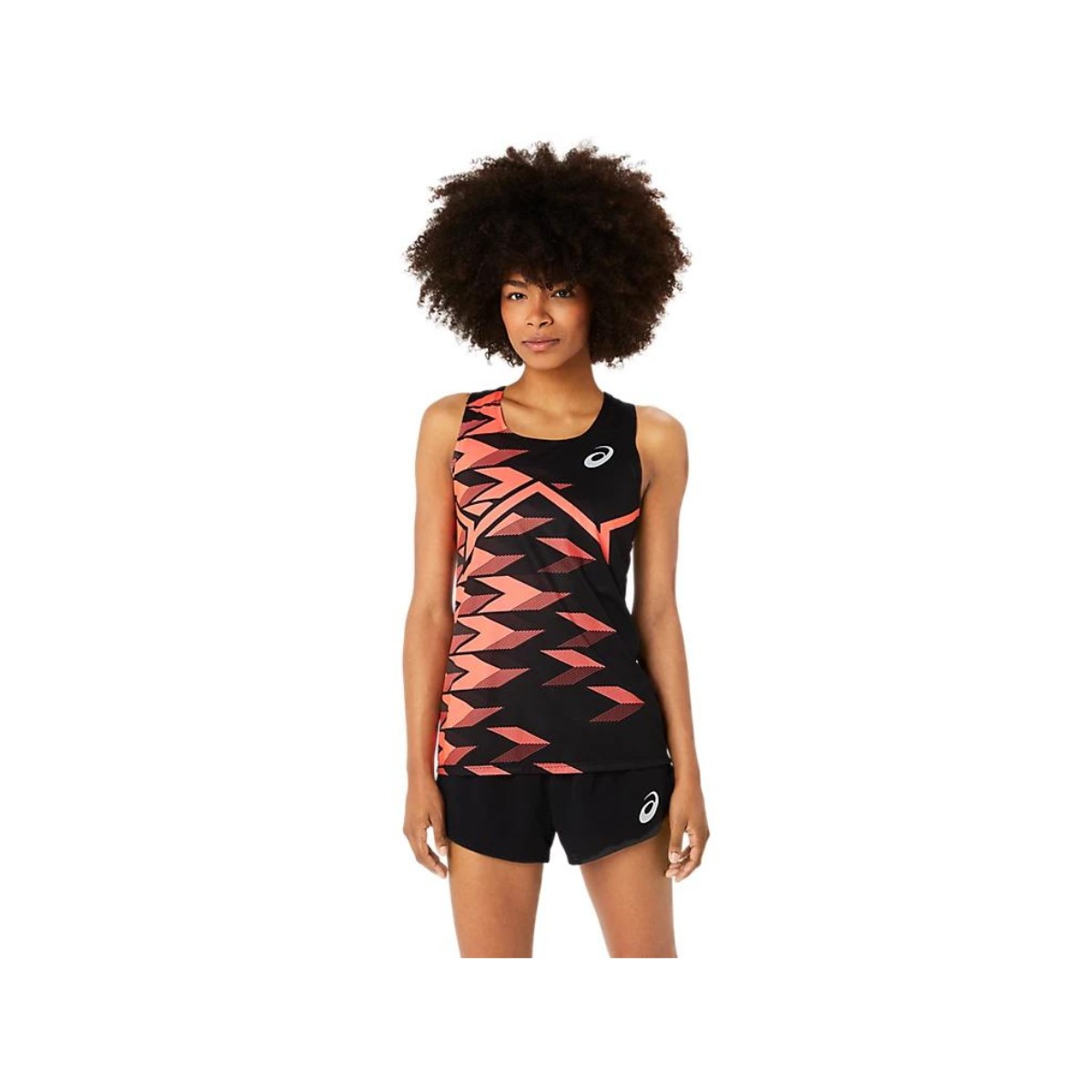 Tank Top günstig Kaufen-Asics Light Graphic Singlet Schwarz Rot Damen Tanktop, Größe S. Asics Light Graphic Singlet Schwarz Rot Damen Tanktop, Größe S <![CDATA[Asics Light Graphic Singlet Kurzes T-Shirt Das Light Graphic Tank ist Ihr perfekter Verbündeter am