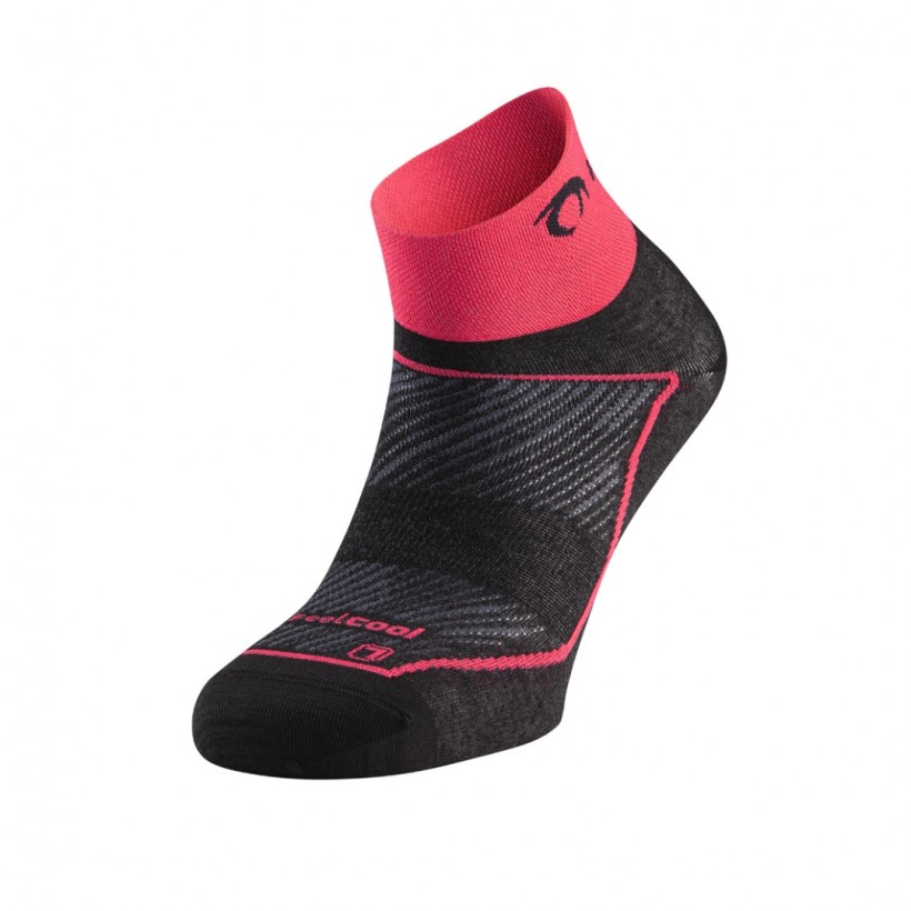 Socks Lurbel Race Three Black Pink