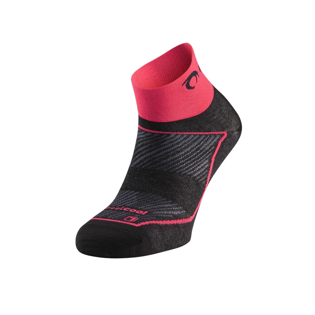 RACE günstig Kaufen-Socken Lurbel Race Three Schwarz Rosa, Größe L. Socken Lurbel Race Three Schwarz Rosa, Größe L <![CDATA[Lurbel Race Three Socken: Komfort und Leistung bei jedem Schritt Optimieren Sie Ihre Leistung auf der Strecke und auf dem Asphalt m