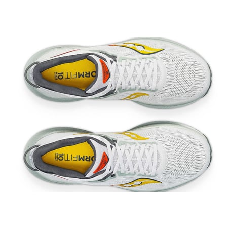 Saucony Triumph 21 White Yellow  Sneakers