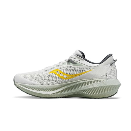 Saucony Triumph 21 White Yellow  Sneakers