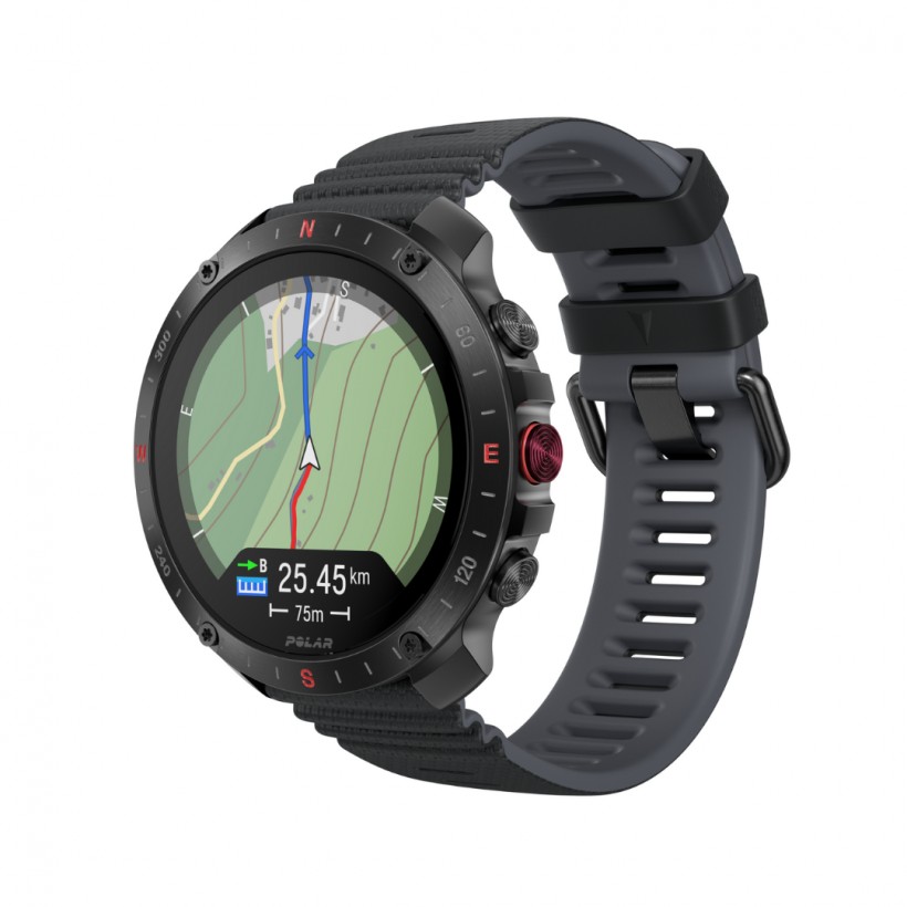 Reloj Polar Grit X2 Pro Negro + Sensor Frecuencia Cardíaca Polar H10