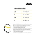 POC Otocon Race MIPS Helm Wit Zwart