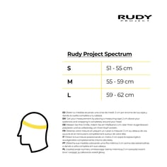Kask Rudy Project Spectrum Żółto-czarny 2
