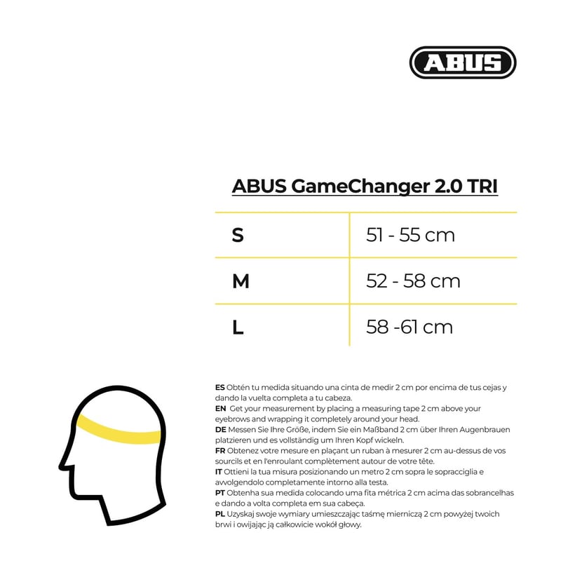 Casco Abus GameChanger TRI Bianco