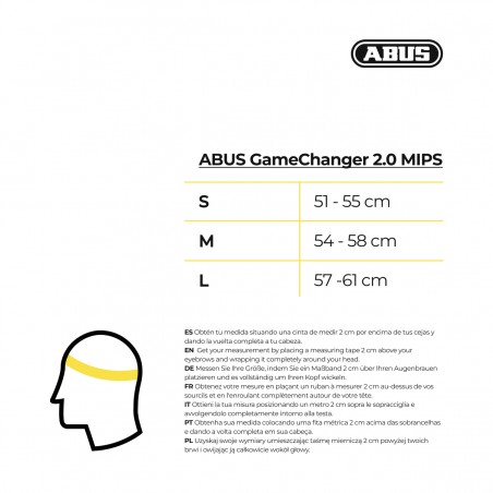 Abus Gamechanger 2.0 MIPS Helm in Weiß und Schwarz