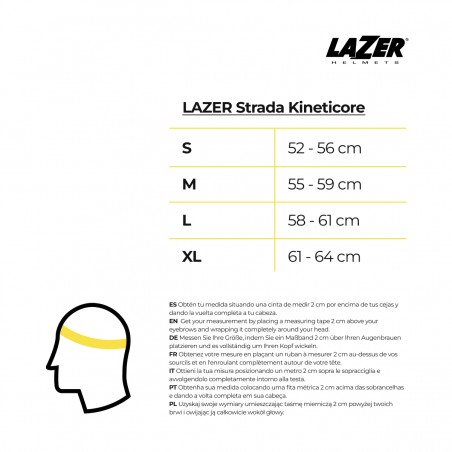Casco Lazer Strada Kineticore Negro Mate