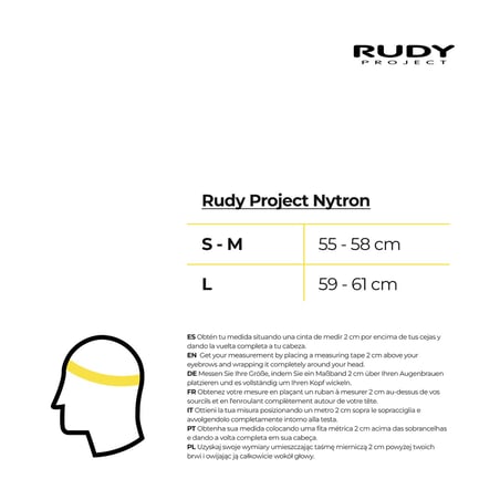 Casco Rudy Project Nytron Azul Brillante