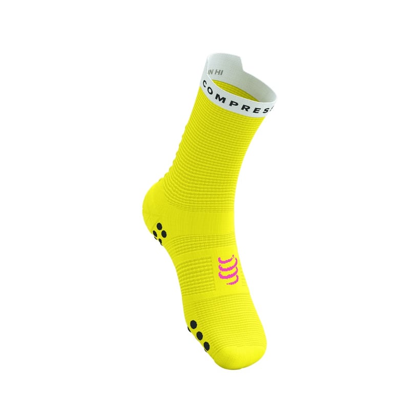 Chaussettes De Running Compressport Pro Racing V4.0 High Cut - Noir/Rouge - Taille Unique ?