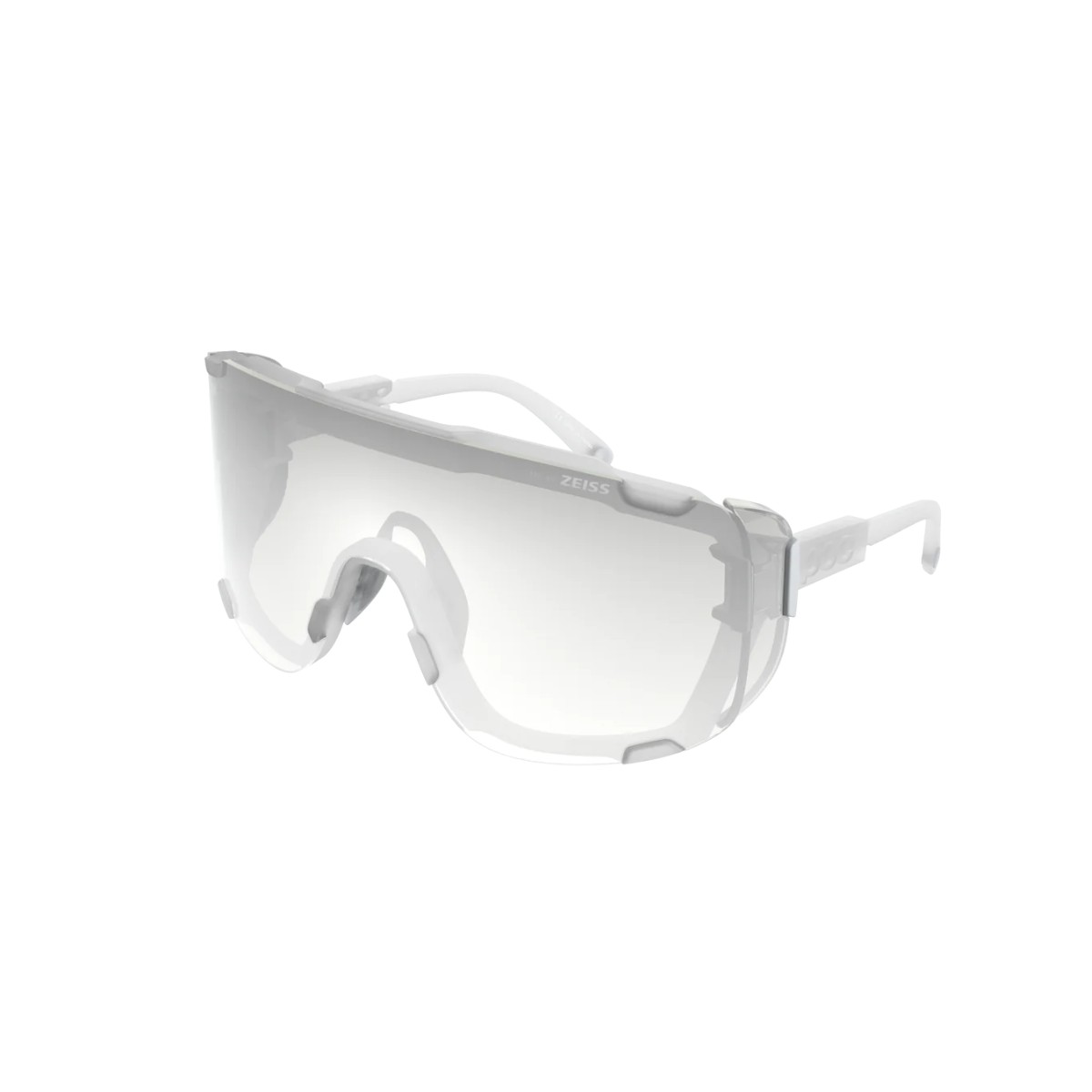 Image of Brille POC Devour Weiß Transparente Gläser