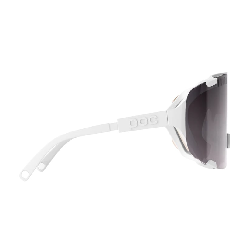 Brille POC Devour Weiß Braune Linse