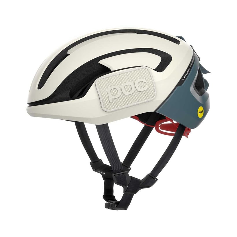 Capacete POC Omne Ultra MIPS branco azul mate