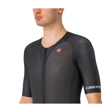 Castelli Sanremo BTW Kurzarm-Radanzug Schwarz