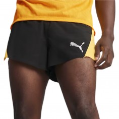 Puma Run Ultraweave Velocity Shorts Black Yellow