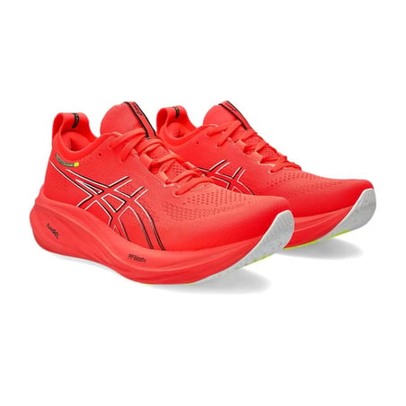 Chaussures Asics Gel Nimbus 26 Rouge Noir 