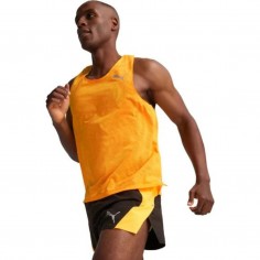Sleeveless T-shirt Puma Run Ultraspun  Orange