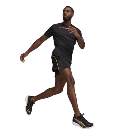 T-Shirt Puma Run Favorite Schwarzes
