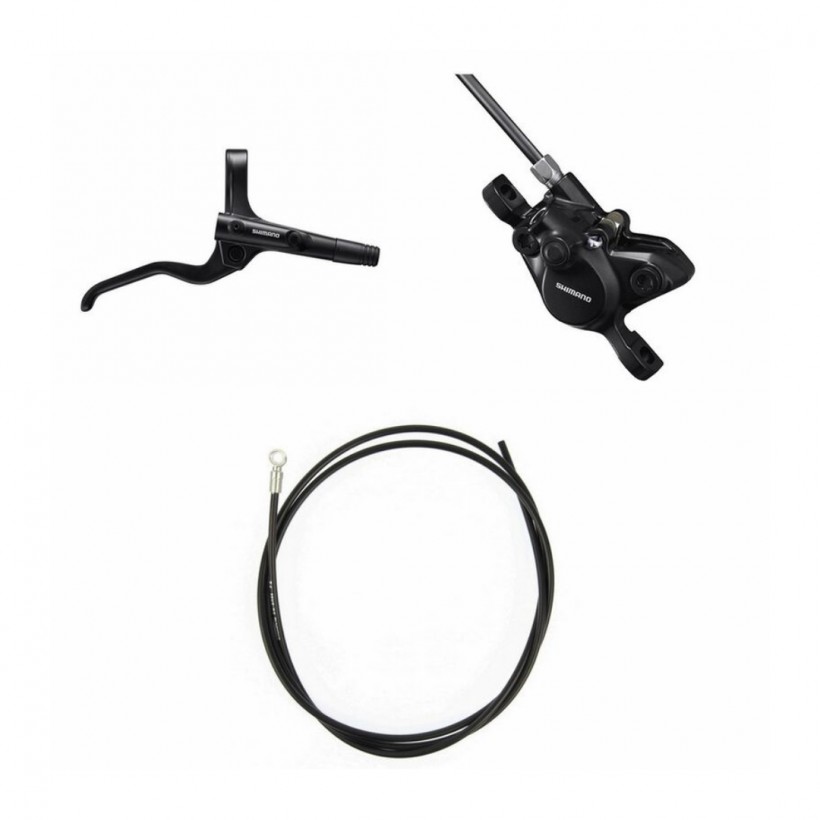 Zestaw hamulca tarczowego tylnego Shimano BL-MT201+BR-MT200+Przewód.