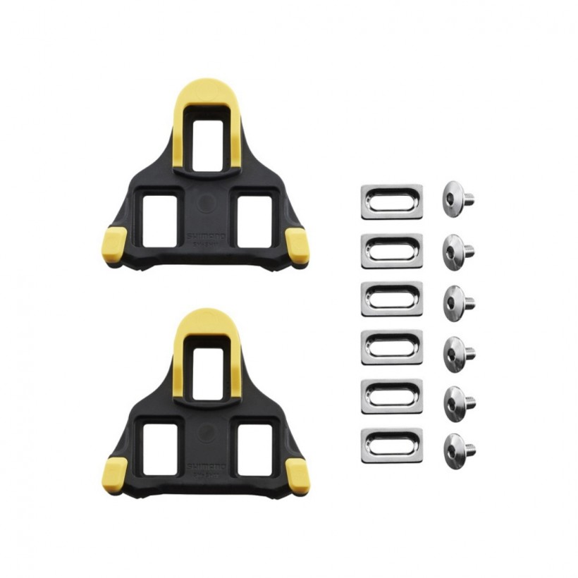 Tacos para Pedal Shimano SPD-SL SH11 Amarelos 6 Graus