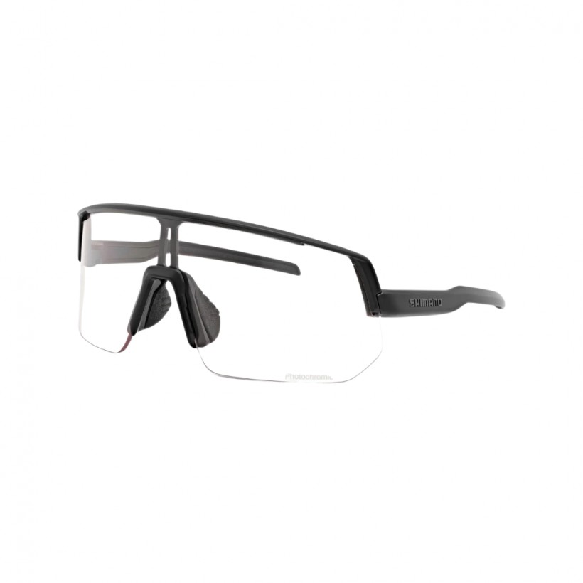 Shimano Technium L Brille Schwarz Transparentes Glas