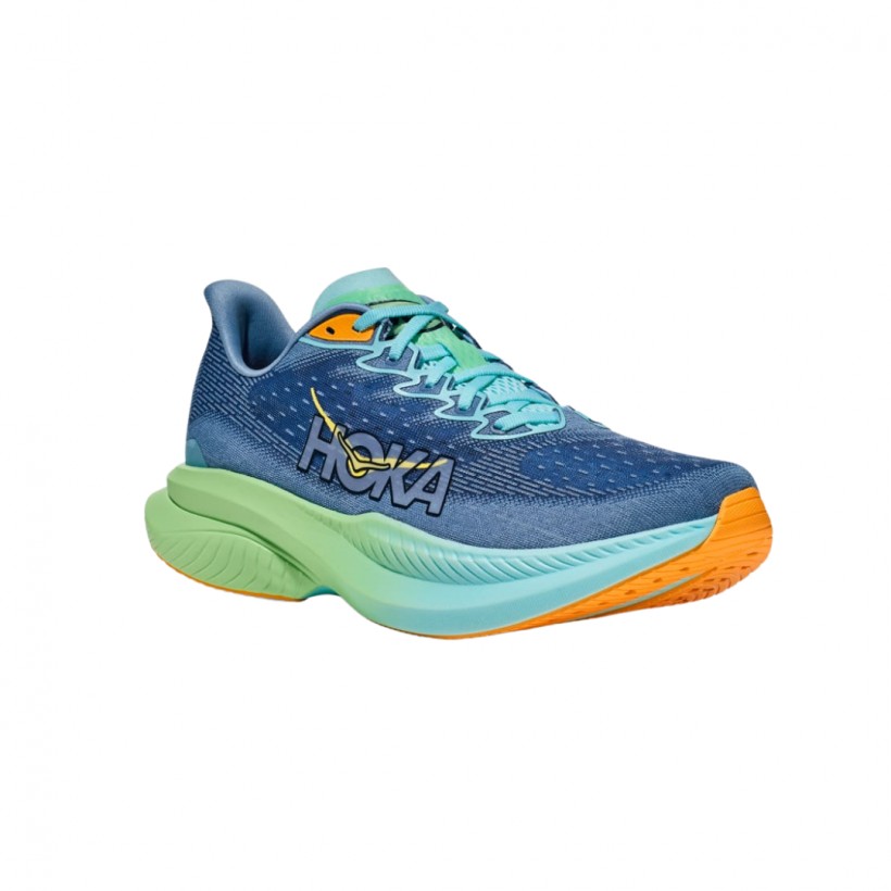 Buty Hoka Mach 6 Niebiesko-Zielone 