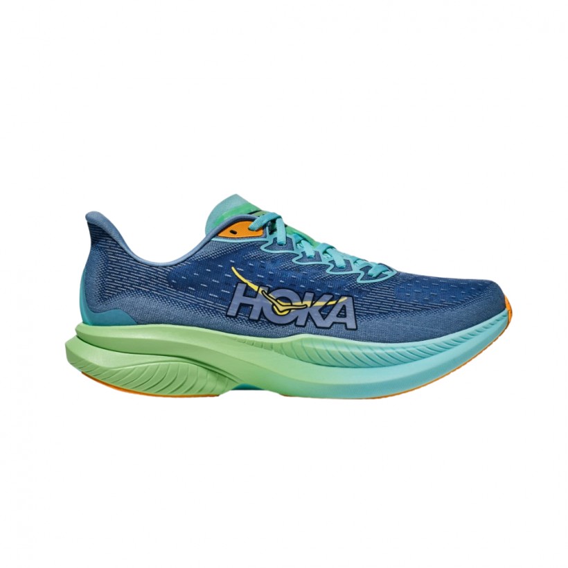 Baskets Hoka Mach 6 Bleu Vert SS24