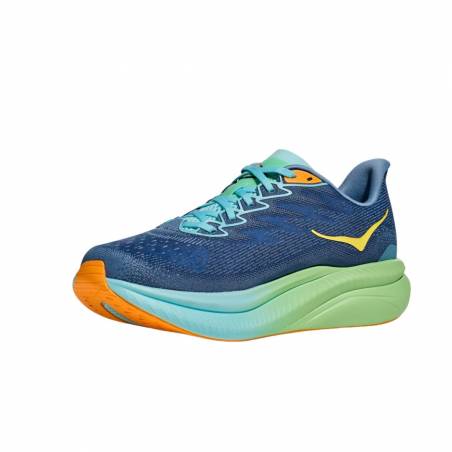 Scarpe Hoka Mach 6 Blu Verde 