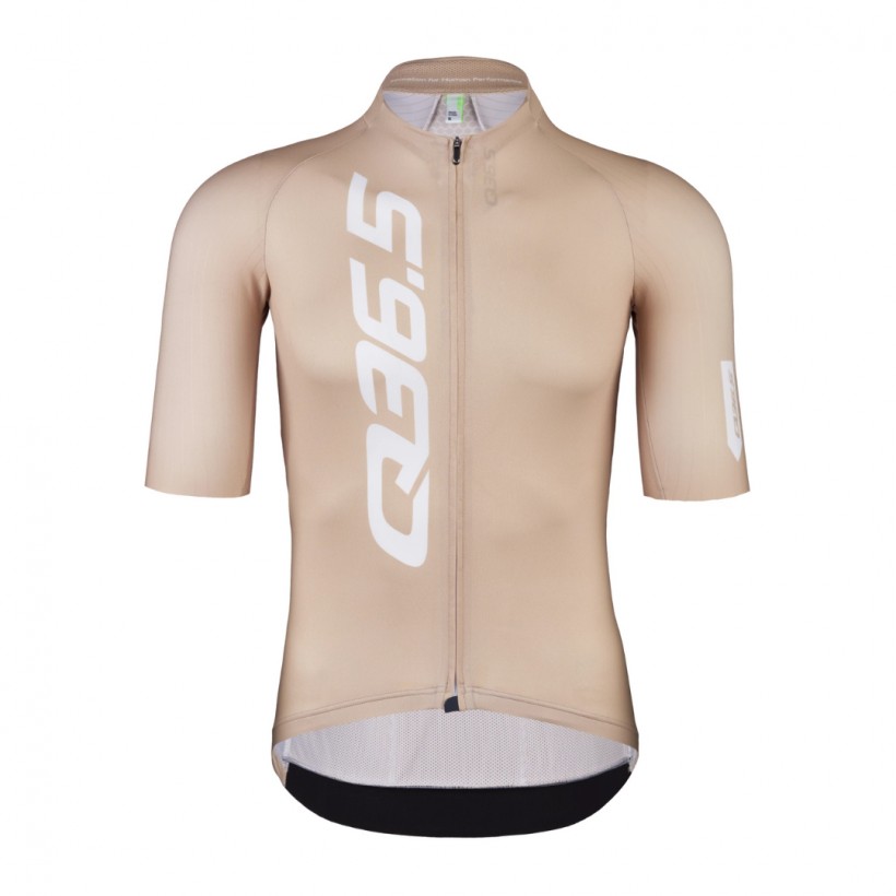 Maillot Q36.5 Gregarius Pro Signature à Manches Courtes Beige