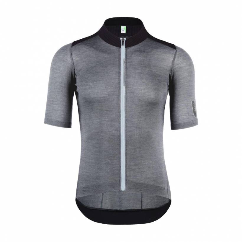 Q36.5 Adventure korte mouwen shirt grijs zwart