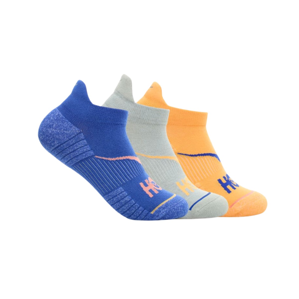 Orange  günstig Kaufen-Hoka Packung 3 Unsichtbare Socken Blau Orange Weiß, Größe M. Hoka Packung 3 Unsichtbare Socken Blau Orange Weiß, Größe M <![CDATA[Hoka 3er-Pack unsichtbare Socken: unsichtbarer Komfort, unfehlbare Unterstützung
 Entdecke