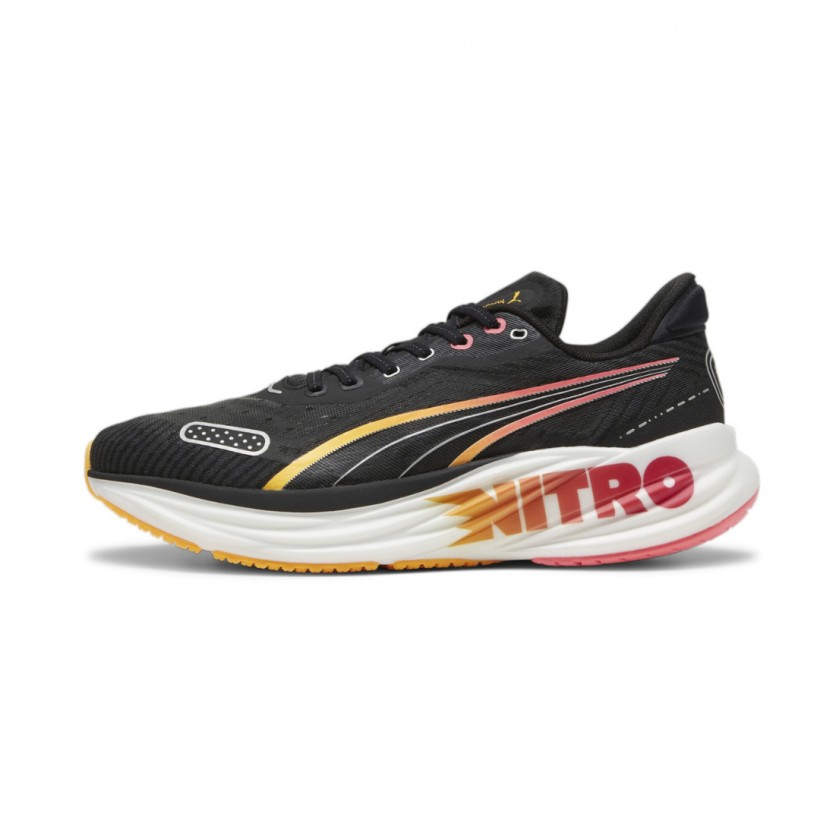 Tênis Puma Magnify NITRO 2 Forever Faster Tech Amarelo Preto SS24