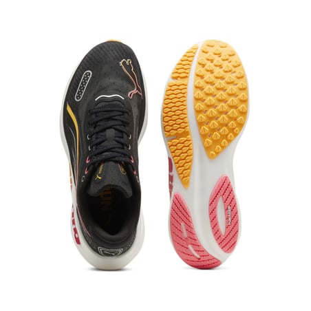 Puma Magnify NITRO 2 Forever Faster Tech Geel Zwarte Sneakers