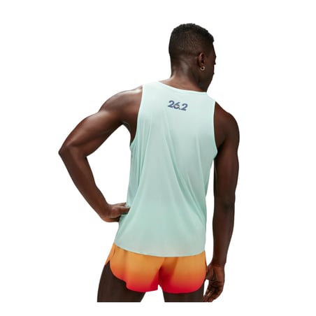 Hoka Airolite Sleeveless Blue T-Shirt