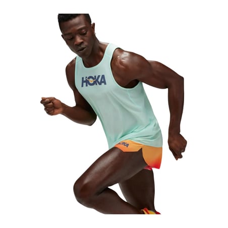 Hoka Airolite Sleeveless Blue T-Shirt
