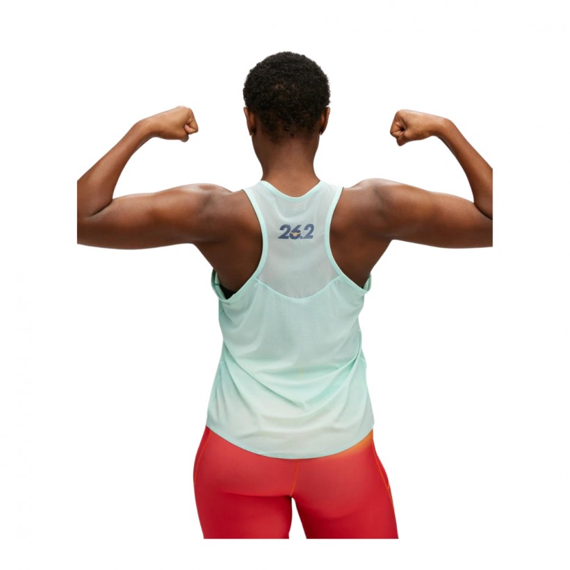 Hoka Airolite Women's Sleeveless Blue T-Shirt