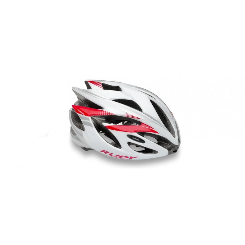 Rudy Project Rush Helmet White-Bright Ruby