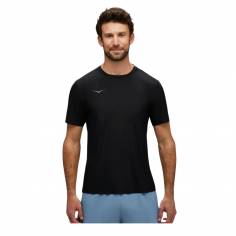 Hoka Airolite Short Sleeve Black T-Shirt