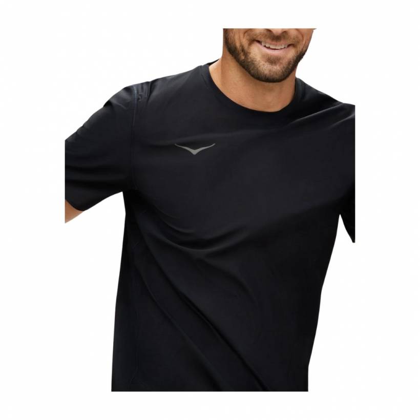 Hoka Airolite Short Sleeve Black T-Shirt