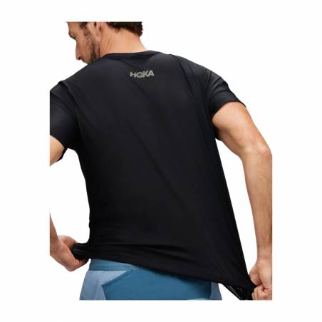 Hoka Airolite Short Sleeve Black T-Shirt