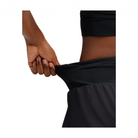 Pantalón Corto Hoka Glide 10cm Negro Mujer
