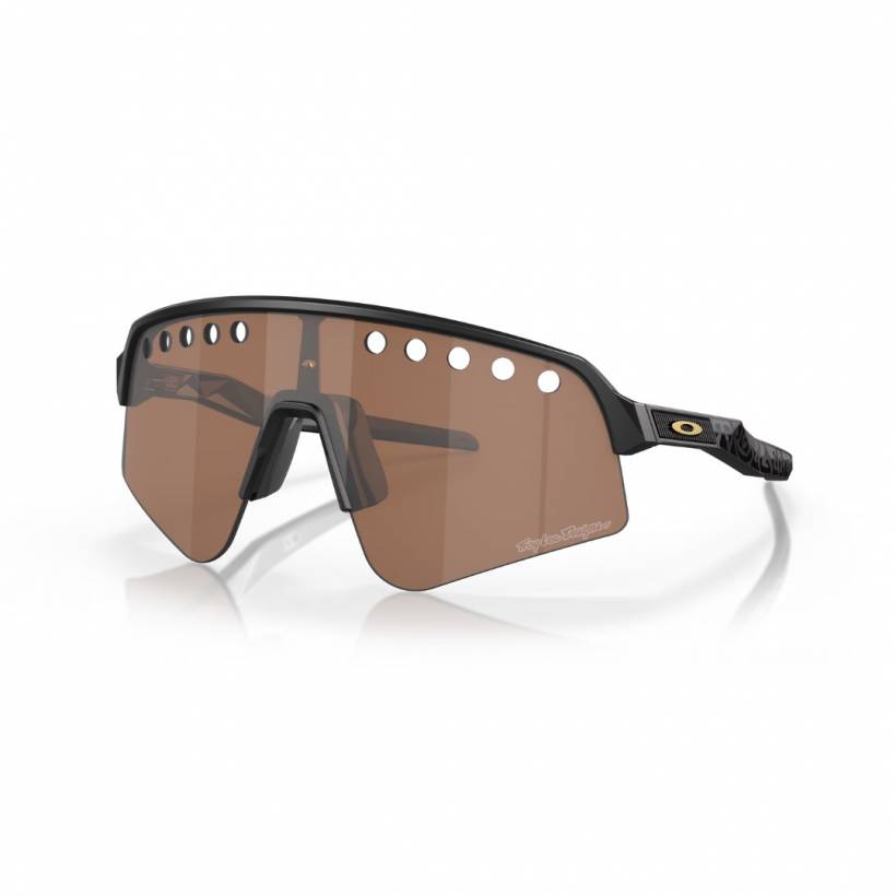 Oakley Sutro Lite Sweep Troy Lee Designs Series Black Frame Brown Lens