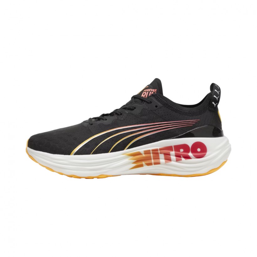 Puma ForeverRun Nitro Forever Faster Shoes Black Red SS24