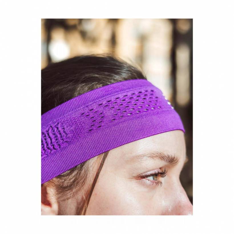 Faixa Fina Compressport On/Off Lilás