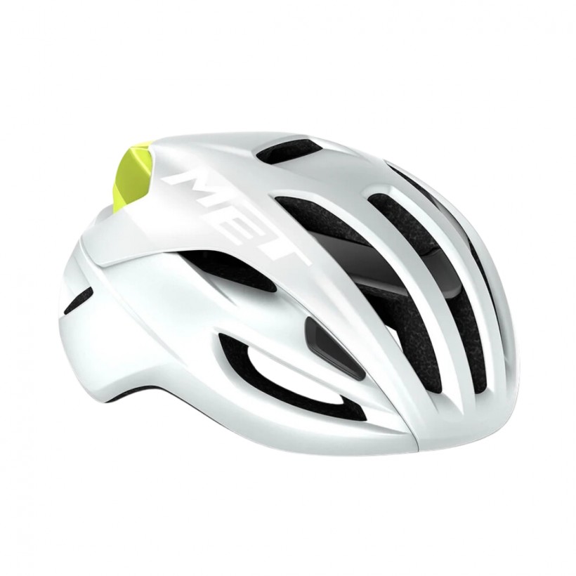 Kask MET Rivale MIPS Edycja limitowana, biało-żółty