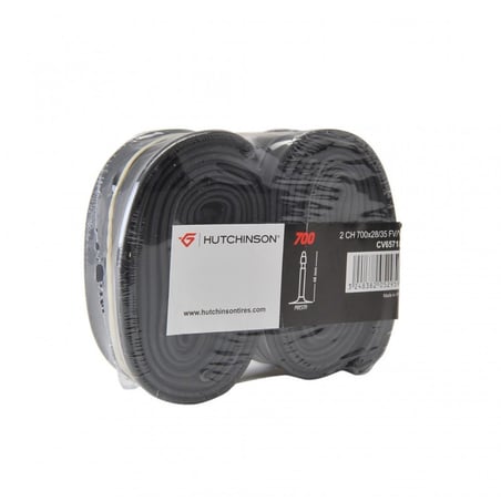 Verpakking van 2 Hutchinson 700x28-35 Presta-ventiel 48mm binnenbanden