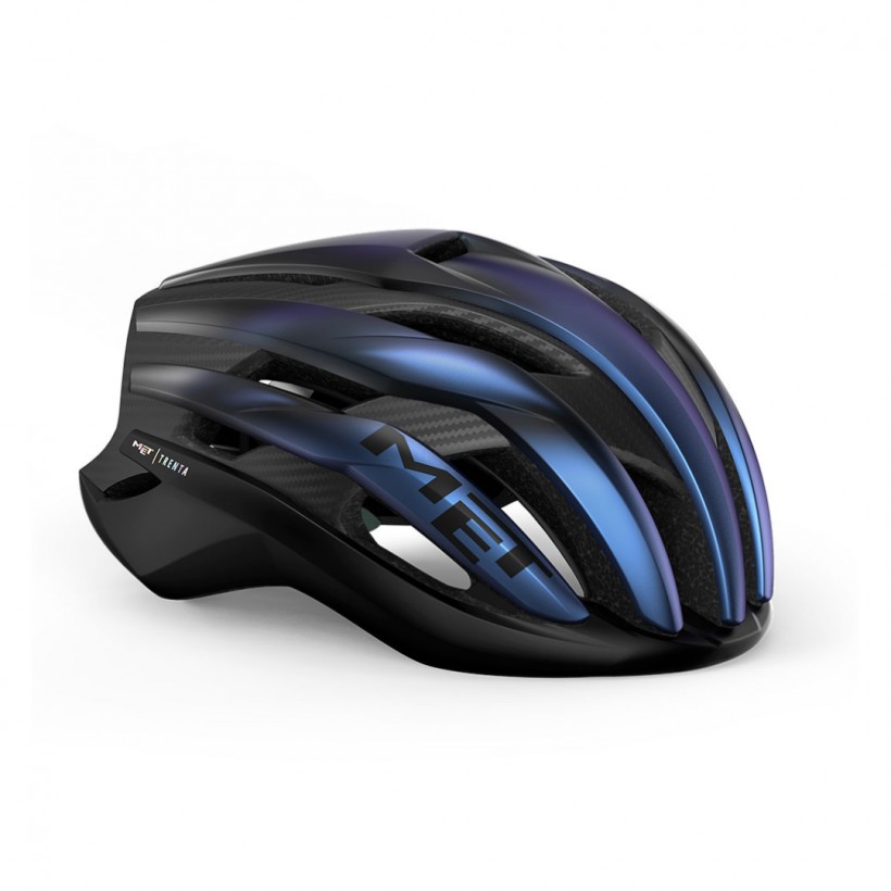 Capacete MET Trenta 3k Carbon MIPS Azul Fosco