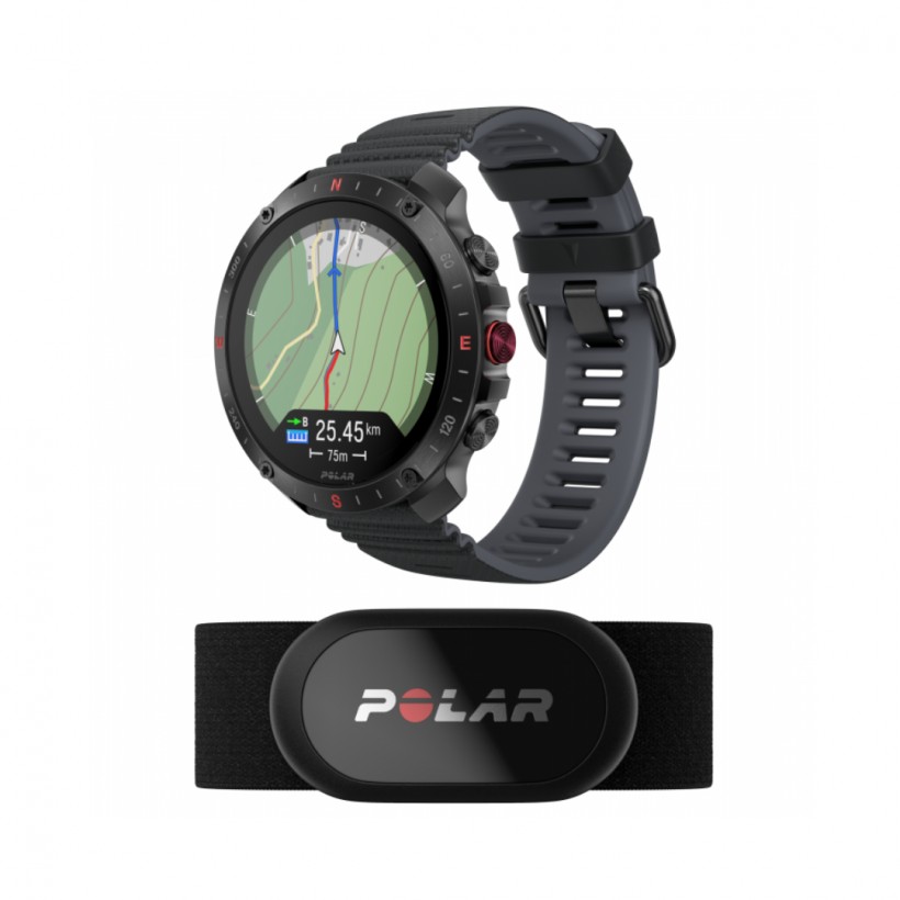 Polar Grit X2 Pro Black Watch + Polar H10 Heart...