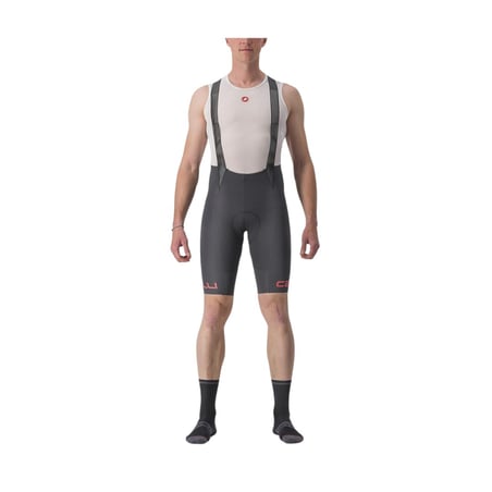 Castelli Free Aero RC Classic Black Red Bib Short
