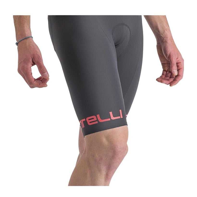 Castelli Free Aero RC Classic Black Red Bib Short